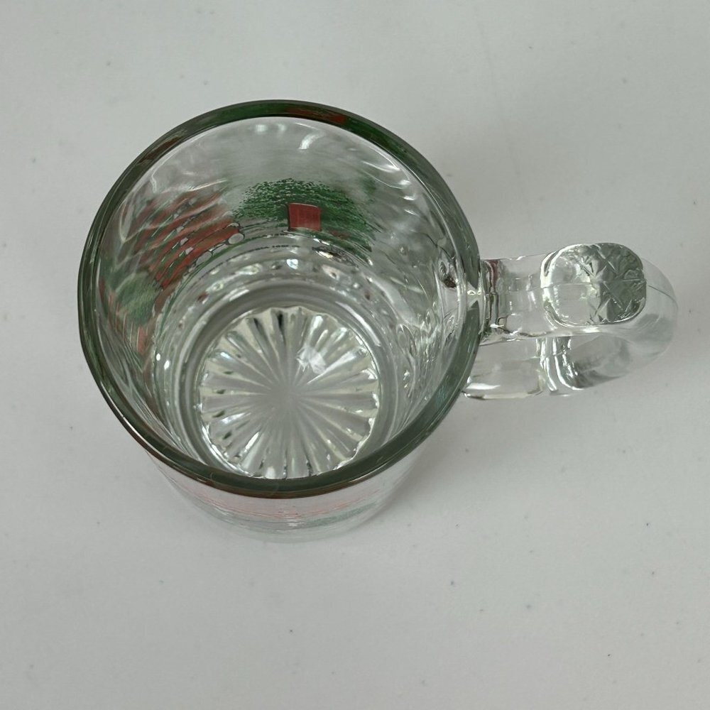 Budweiser Beer Stein Mug Vintage Glass Clydesdales Horses Christmas 1991 - Picture 5 of 8